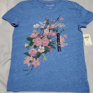 Lucky Brand Floral Bouquet Graphic T-shirt